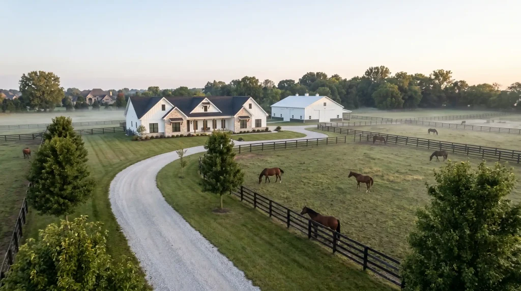 campton hills il equestrian homes horse property barn land