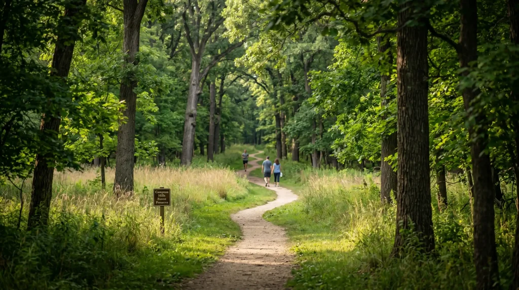 campton hills il forest preserve trails nature outdoor lifestyle