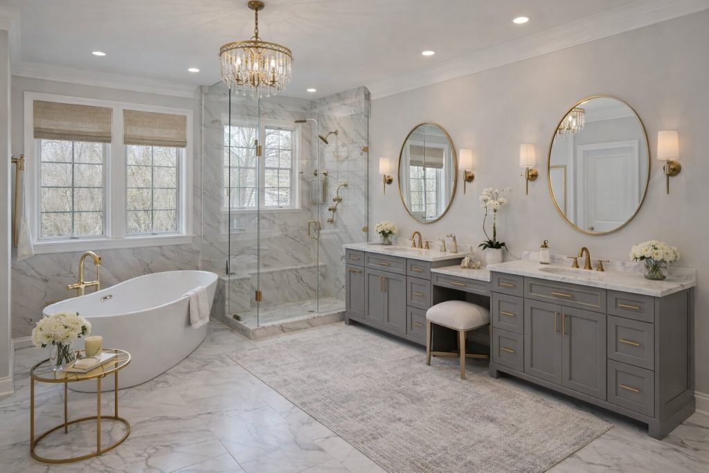 dual sink master bathroom